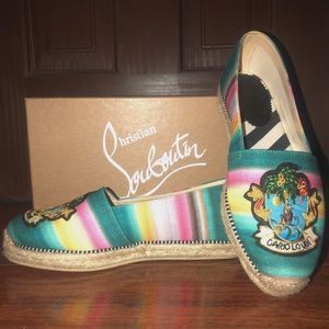 Christian Louboutin Lougalia Rainbow Flats